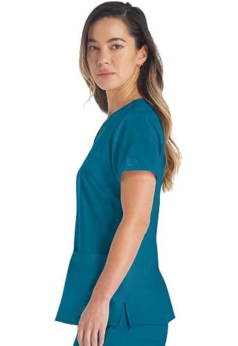 Dickies Women's Scrub Top V-Neck Top with 2 Pockets, Moisture Wicking and 360° Stretch Fabric - DK615 thumbnail 4