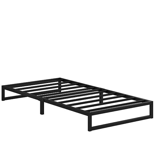 EMODA 7 Inch Twin Bed Frames No Box Spring Needed, Heavy Duty Metal Twin Platform Bed Frame, Noise Free, Easy Assembly, Black thumbnail 9
