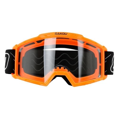SAKOU Anti Fog Kids Youth Motorcycle Motocross Dirt Bike ATV Goggles for Boys Girls aged 3-12 - Image 1