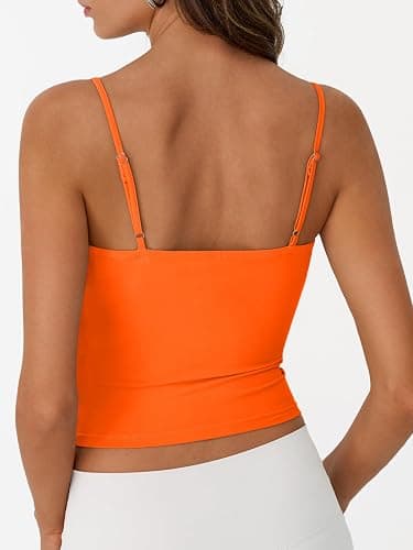 Trendy Queen Double Lined Tops for Women Adjustable Camisole Summer Teens Cute Going Out Spaghetti Strap Crop Tank Tops thumbnail 4