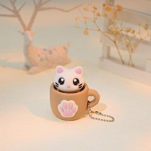 minihope Click Fidget Keychain – Cute Stress Relief Gadget – Pocket Button Clicker for Focus, Fun & Bag Charm Us thumbnail 3