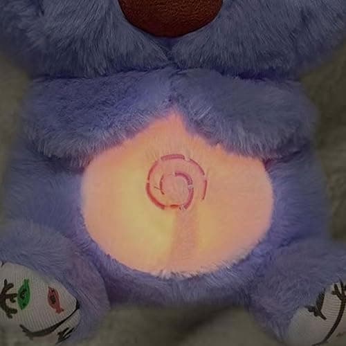 2024 New Breathing Stitch Breathing Teddy, Anxiety Relief Stitch For Adults Sleeping, Otters Sleep Buddy for Adults Kids, Anxiety Relief Koala Soothing Breathing Otter, Teddy, Baby toys-Blue (Pink) thumbnail 2
