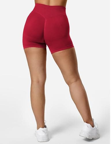 YEOREO Women Workout Gym Impact Shorts Hidden Scrunch Butt Lifting 3.6"/4.5"/6" Seamless Shorts thumbnail 5