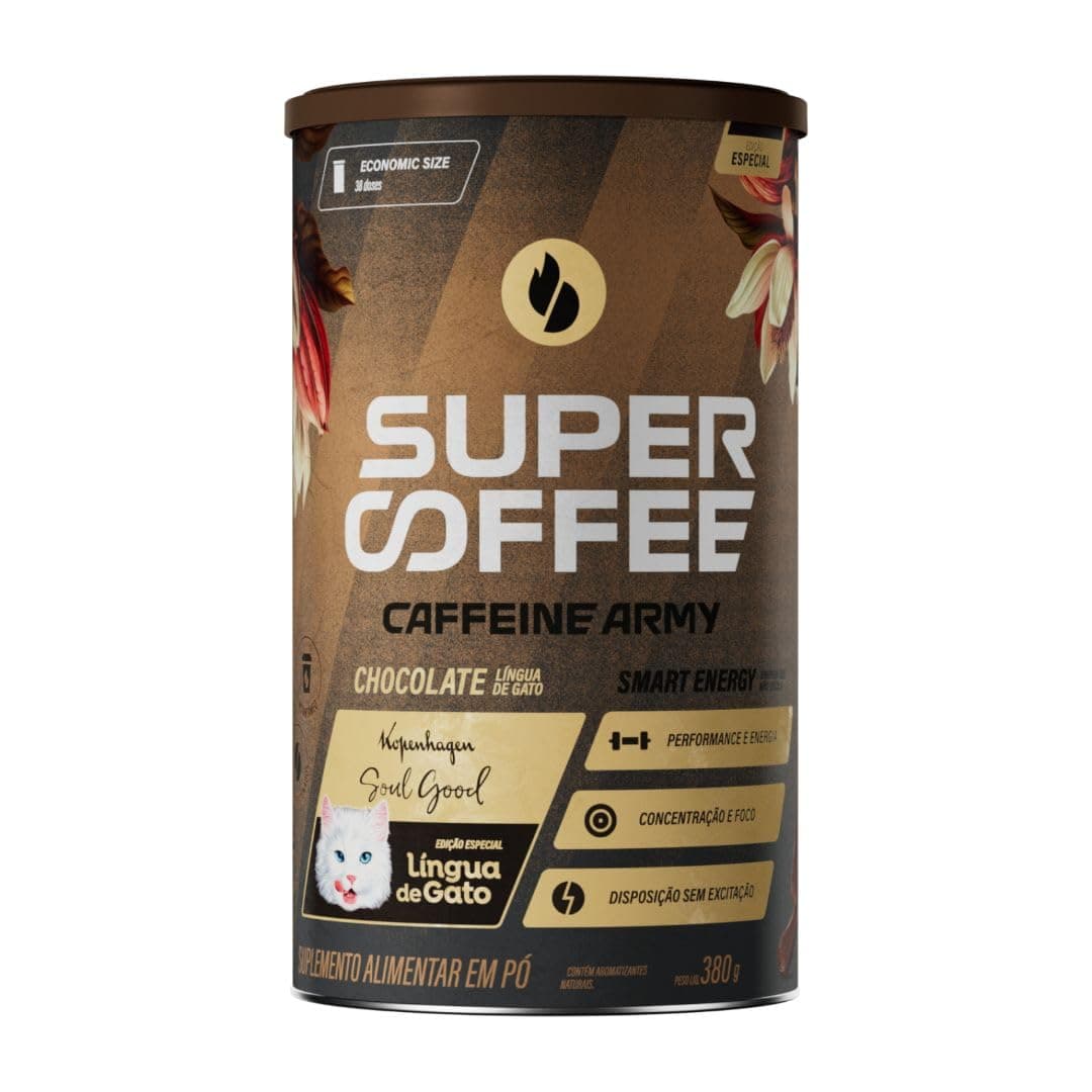 SuperCoffee Lingua de Gato - Economic Size (380g) - Caffeine Army - Image 1