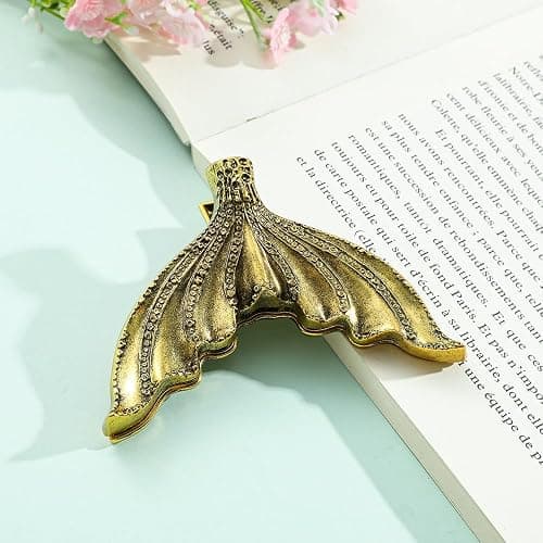 Vintage Fish Tail Book Clip - Paper Storage Clip Journal Clips to Hold Journal Open While Writing Scrapbook Kit Document Clip thumbnail 3
