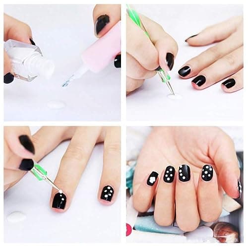5 pc 2 Way Dotting Pen Tool Nail Art Tip Dot Paint Manicure kit (5PC) thumbnail 6