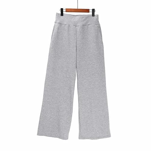 Ikevan Girls Oversized Wide Leg Sweatpants Drawstring Kids Baggy Straight Leg Track Pants Casual Plain Pockets thumbnail 5
