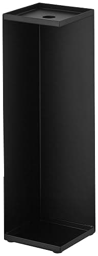 Yamazaki 7851 TOWER Toilettenpapierspender, schwarz, Stahl, minimalistisch, 11.5 x 11.5 x 38.5 cm thumbnail 7