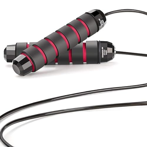 DEGOL Skipping Rope with Ball Bearings Rapid Speed Adjustable Jump Rope Cable and 6” Memory Foam Handles Ideal for Aerobic Exercise Like Speed Training, Extreme Jumping, Endurance Training and Gym - Image 1