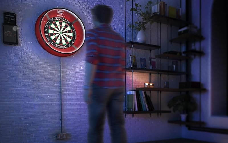 Target Darts Corona Vision Dartboard Lighting System, Black Frame | White LED Dart Board Surround Ring Light | Available with Pro Tour Dartboards Surround & Championship Dartboard, or Oche Dart Mat thumbnail 6