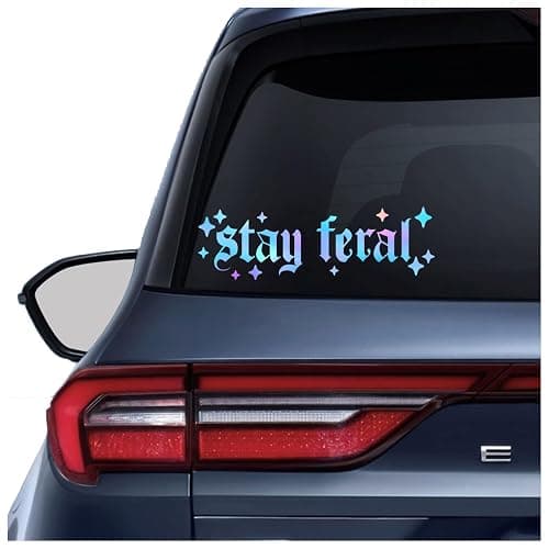 Stay Feral Bumper Sticker - Image 1