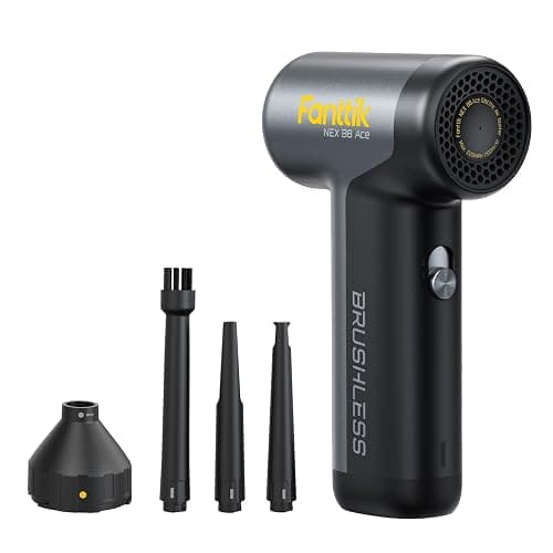 Fanttik B8 Ace Electric Air Duster, Compressed Air Duster, 110000RPM Brushless Motor, 2600mAh Rechargeable Battery, LED Light, Air Blower for Keyboard, PC Fans & Housing, Cabinet - Image 1