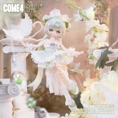 LEBOO BJD Blind Box, Minty's Fortune Wish Scroll Series 8.9'' Ball Jointed Doll Cute Dress up Doll with Joints, Collectible Action Figure Gift Ages 15 and Up thumbnail 4