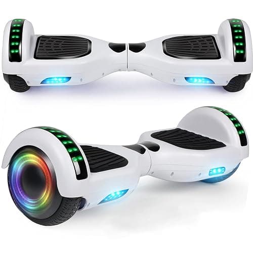 LIEAGLE Hoverboard, 6.5" Self Balancing Scooter Hover Board with Bluetooth Wheels LED Lights for Kids Adults - Image 1