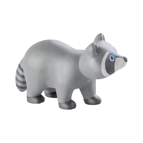 HABA Little Friends Raccoon - Chunky Plastic Forest Animal Toy Figure thumbnail 2