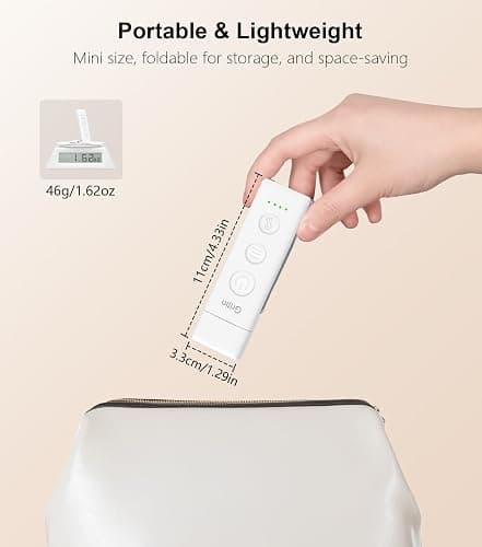 Gritin Book Light Rechargeable, Clip on LED Reading Light for Books in Bed | Eye Caring 3-Color & 5-Brightness, Stepless Dimming, Long Lasting, Compact Size Flexible Book Lamp for Bookworms thumbnail 8