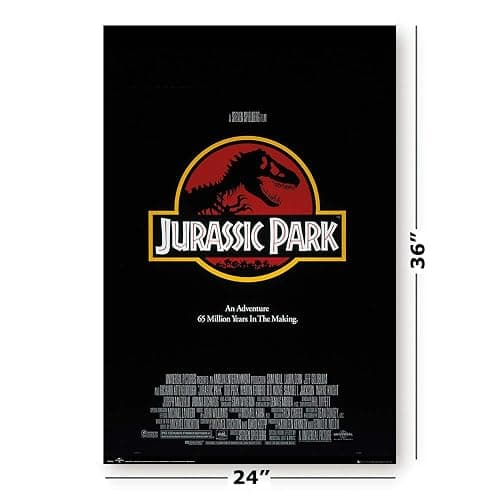 Jurassic Park - Movie Poster (Regular Style) (Size 24 x 36") thumbnail 2
