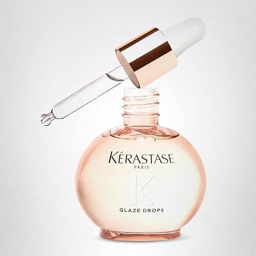 Kérastase Gloss Absolu Glaze Drops Hair Oil, Illuminating Leave-In Treatment For Intense Shine And Frizz Control, With Wild Rose, For Dull & Frizz-Prone Hair, 45ml thumbnail 9