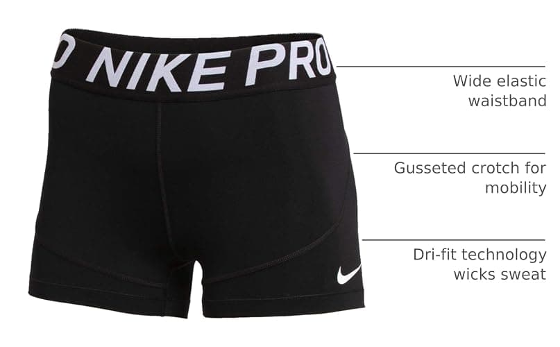 Nike Womens Pro 3" Training Shorts thumbnail 2