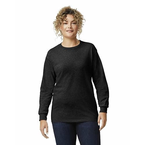 Gildan Adult Ultra Cotton Long Sleeve T-Shirt, Style G2400, Multipack thumbnail 2