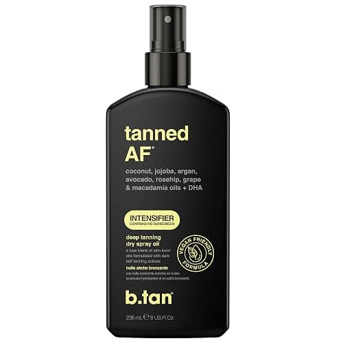 b.tan Self Tan | Erase Tan Repeat - Best 2-in-1 Self Tanner Eraser & Exfoliator Scrub, Express, for Dark Spray Tans, Mousse, Gradual Lotion, Sunless Tanning Eraser, 8 Fl Oz - Image 1