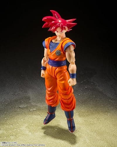 TAMASHII NATIONS - Dragon Ball Super - Super Saiyan God Son Goku -Saiyan God Instilled with The Light of Righteous Hearts- S.H.Figuarts Action Figure thumbnail 5