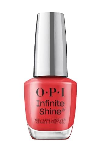 OPI Infinite Shine Long Wear Nail Polish | Opaque Bright Red Crème Gel Like Nail Polish | Vegan, Long Lasting, Streak Free - Image 1