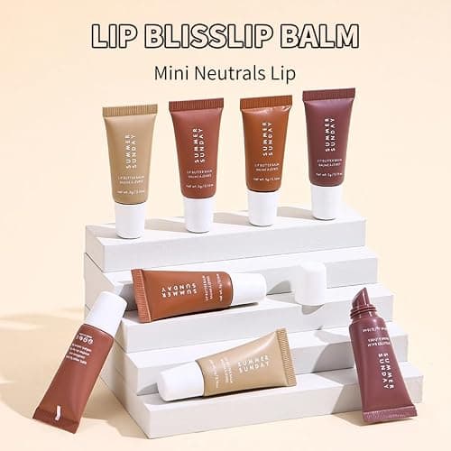 4-Piece Summer Lip Butter Balm Glossy Butter Balm Set Instant Moisture and Hydration Lip Gloss Long-lasting Hydrating Non-Sticky Lip Balm mini Gift Box Set thumbnail 6