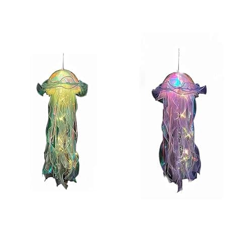 Jellyfish Hanging Decor,Room Decor, Set of 5,Under The sea Party Decorations,Jellyfish Kit for Under The Sea Little Mermaid Party Decoration RPS-IND thumbnail 7