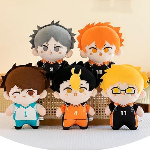 MABAIUDE Nishinoya Yu Soft Figure 20cm Cute Anime Soft Figure Hug Pillow Schoolbag Wallet Pendant Charm Home Sofa Decoration Xmas Gifts thumbnail 4