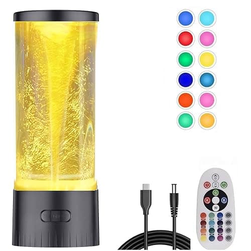 Mindiverse 12.5Inches Twister Hurricane Light with Remote & Breath Light - Water Vortex Mood Lamp, Fun and Exciting Gift for Boys,Girls, Kids Christmas Birthday Holiday - Image 1