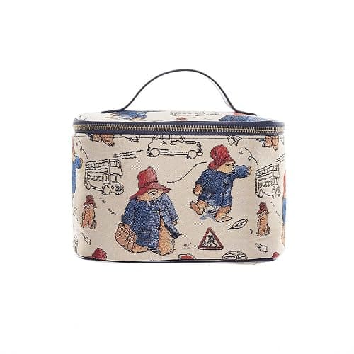 Signare Tapestry Toiletry Bag Makeup Cosmetic Organizer bag for Women with Paddington Bear Design (TOIL-PADD) - Image 1