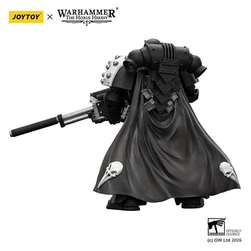 JOYTOY Raven Guard Warhammer 40K 1/18 Action Figures Raven Guard Mor Deythan Shade with Nemesis Bolt Rifle 4.84-Inch Collectible Model Model Birthday Gifts Warhammer Series Model thumbnail 5