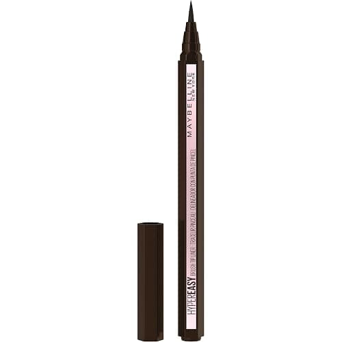 MAYBELLINE New York Hyper Easy Liquid Pen No-Skip Waterproof Eyeliner, Satin Finish, Pitch Brown thumbnail 7