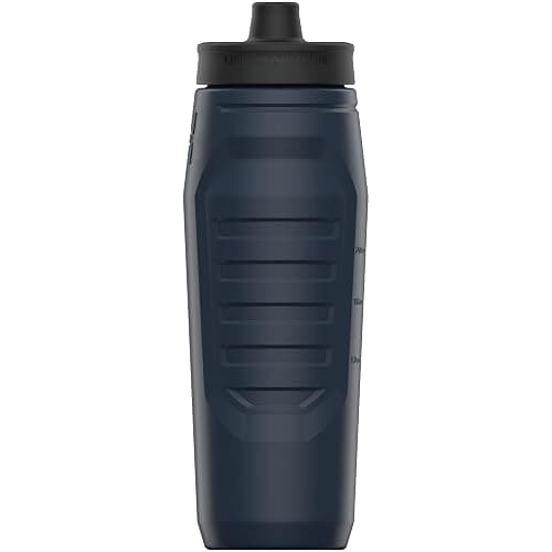 Under Armour Squeeze Water Bottles, 32 oz Water Bottles, Sideline Sports Water Bottle with Quick-Shot Lid, Quick & Easy Hydration, Gym Water Bottles, Squeeze Bottle, 1 32oz Bottle thumbnail 3