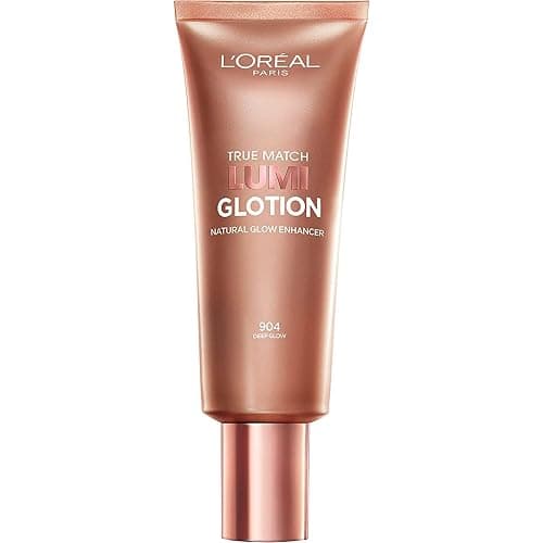 L’Oréal Paris True Match Lumi Glotion Natural Glow Enhancer for Face & Body, Instantly Hydrates and Illuminates Skin, Sheer Color Tint, Offers a Sunkissed Glow, 904 Deep, 40 mL - Image 1