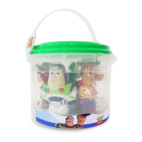 Disney Store Official Toy Story Bath Toys Set - Includes 5 Detailed Toys with a Straining Storage Bucket - Bath Time Fun & Water Play Set for Kids thumbnail 8