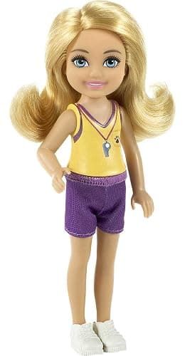 Barbie Chelsea Can Be Doll & Playset, Blonde Dog Trainer Small Doll with Dog & 10 Accessories, Including Leash, Jumping Hoop, Obstacle Cones & More thumbnail 4