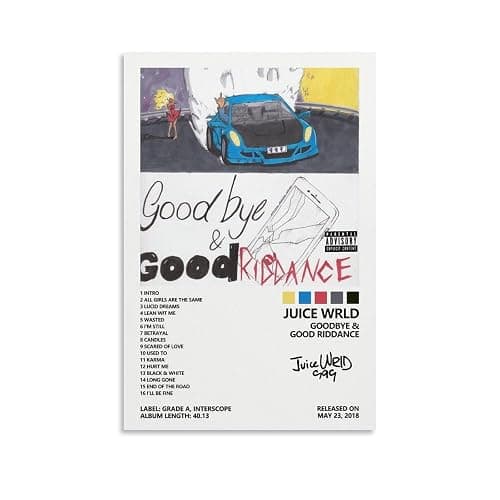 CHAUE Goodbye & Good Riddance Album Cover Poster for Bedroom Aesthetic Canvas Art Wall Decor 12x18inch(30x45cm) - Image 1