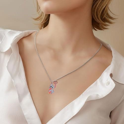 Lyomied Cartoon Best Friend Necklace Set, Cute Friendship Necklace for 2 - Gift for Best Friend and Bestie - 2 Pcs thumbnail 2