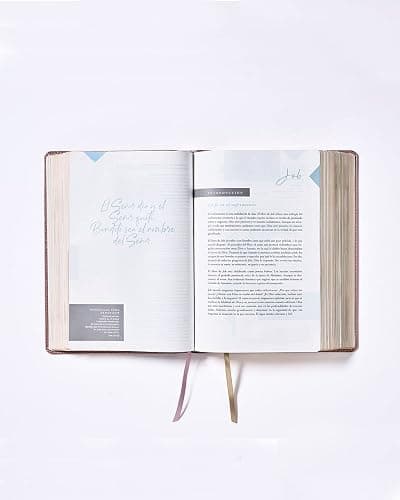 NBLA, Santa Biblia, Ama a Dios Grandemente, Interior a cuatro colores Leathersoft, Oro Rosa, Comfort Print (Spanish Edition) thumbnail 7