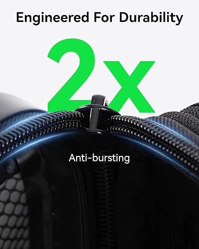 LUGGEX Carry on Luggage with Charger, Lightweight Suitcase 2 Piece with Spinner Wheels (Mint, 14/20) thumbnail 6