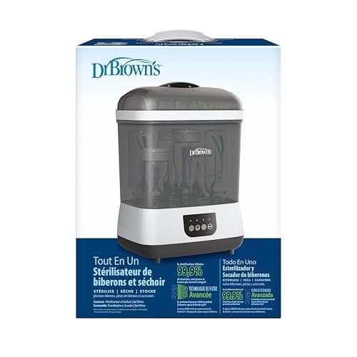 Dr. Brown's All-in-One Sterilizer and Dryer for Baby Bottles, Parts & Other Newborn Essentials - All-in-One Sterilizer & Dryer thumbnail 23