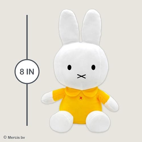 Kids Preferred Miffy Plush Toy, 8 Inch Sitting Dutch Bunny Plush from Dick Bruna, Soft Boa Rabbit Bunny Stuffed Animal Plushie Doll for Girls and Boys thumbnail 2