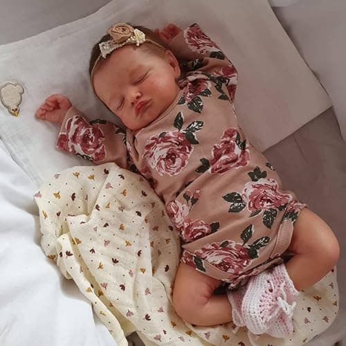 Lonian 20 inch 50cm Reborn Toddler Doll Baby Soft Vinyl Silicone Real Life Like Looking Newborn Dolls Magnetic Pacifier Birthday Gifts Toys - Image 1