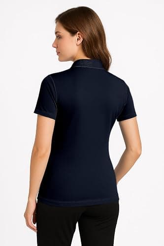 Women's Dry-Fit Golf Polo Shirts 3-Button Golf Polo's in 20 Colors XS-3XL Shirt thumbnail 5