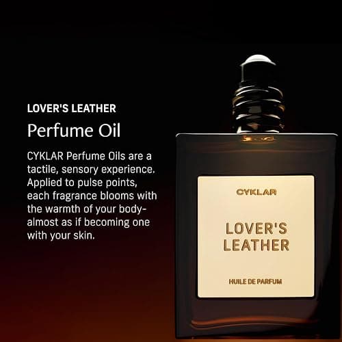 CYKLAR Perfume Oil for Skin – Lover’s Leather Scent – Spicy, Sensual & Earthy Perfume Fragrance with Saffron, Leather & Sandalwood Notes – Travel-Friendly 15ml thumbnail 2