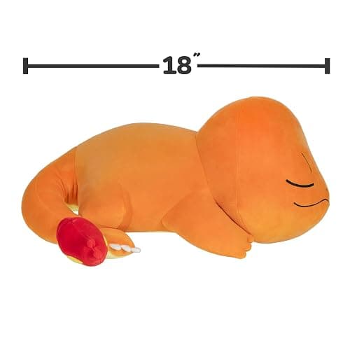 Pokémon Charmander Sleeping Plush - 18-Inch Premium Plush in Sleeping Pose thumbnail 2