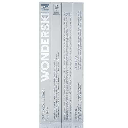 Wonderskin Lipliner Pencil - 360 Contour Lipliner, Long Lasting, Sharpenable, Waterproof and Transfer-Proof Brown Lip Liner Pencil (Saddle) thumbnail 8