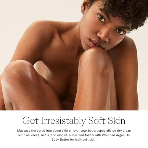 Josie Maran Sugar Body Scrub - Argan Oil Exfoliating Sugar Scrub with Coconut Oil & Shea Butter - Softens, Smooths & Hydrates Dry Skin - Vegan & Cruelty Free - Sweet Clementine (10 oz) thumbnail 4